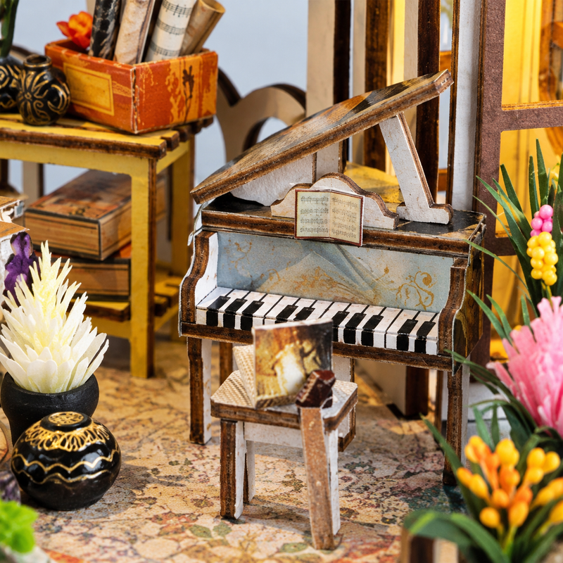 A little piano in the garden