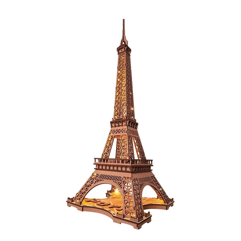 HiNooki - Night of the Eiffel Tower3D Wooden Puzzles