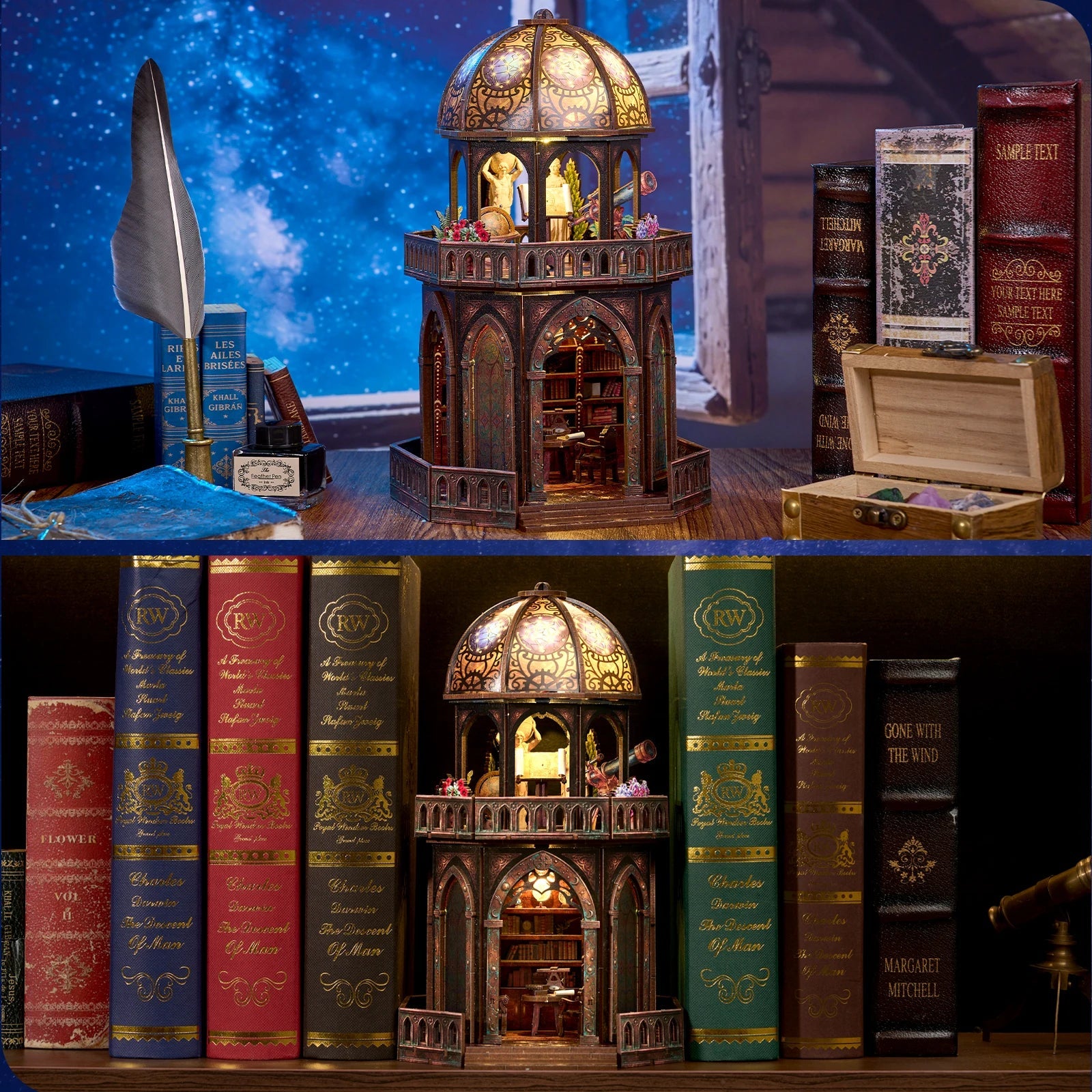 HiNooki - Observatory3D Wooden Puzzles