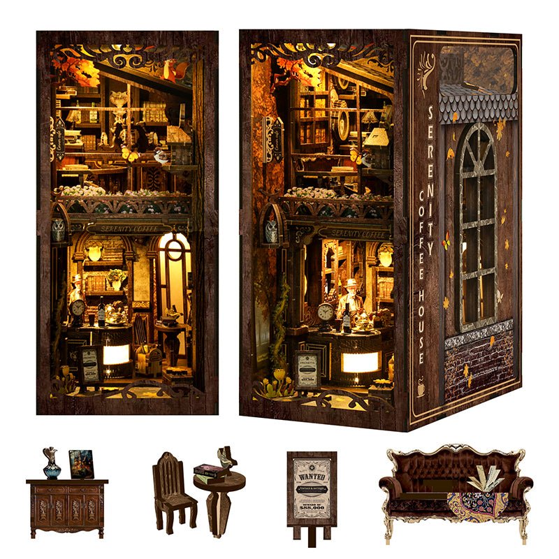 HiNooki - Serenity Coffee HouseBook Nook
