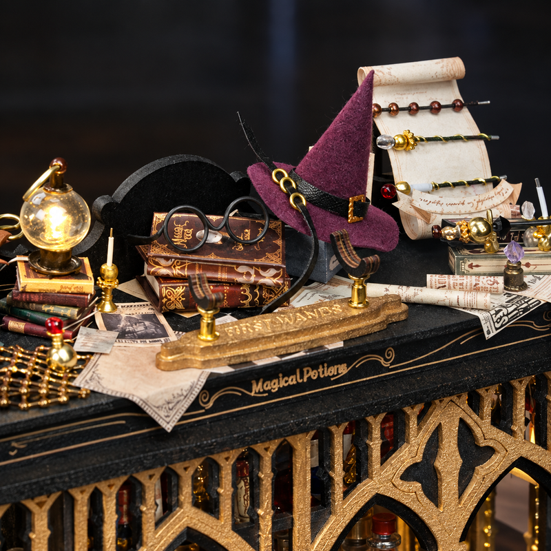 The wizard's rooftop workbench