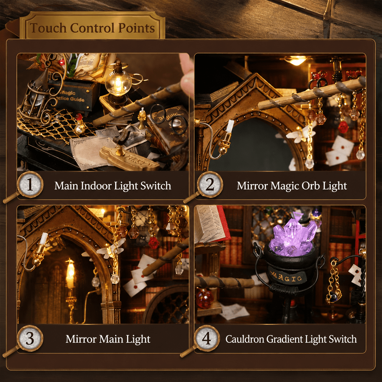 HiNooki - Starspell Cabinet3D Wooden Puzzles