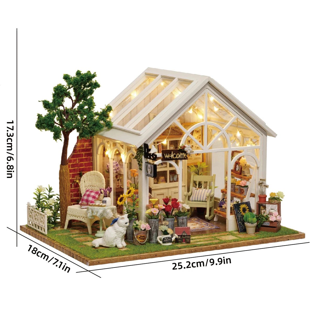 HiNooki - Sunshine GreenhouseDIY Miniature House