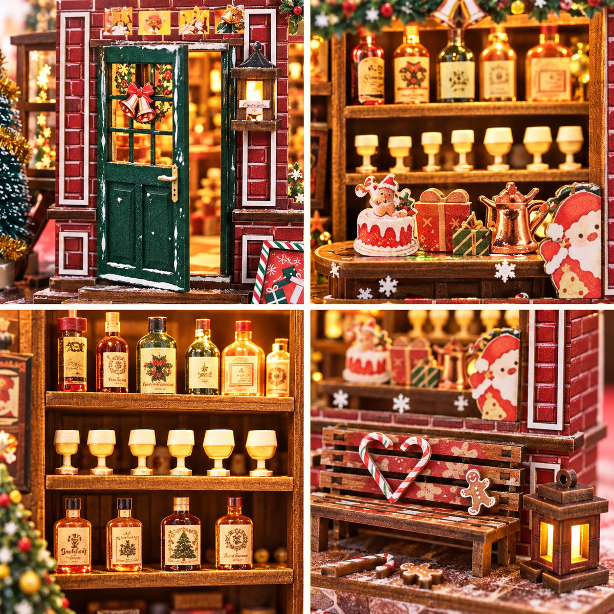 HiNooki - Warm Winter HutDIY Miniature House Kit