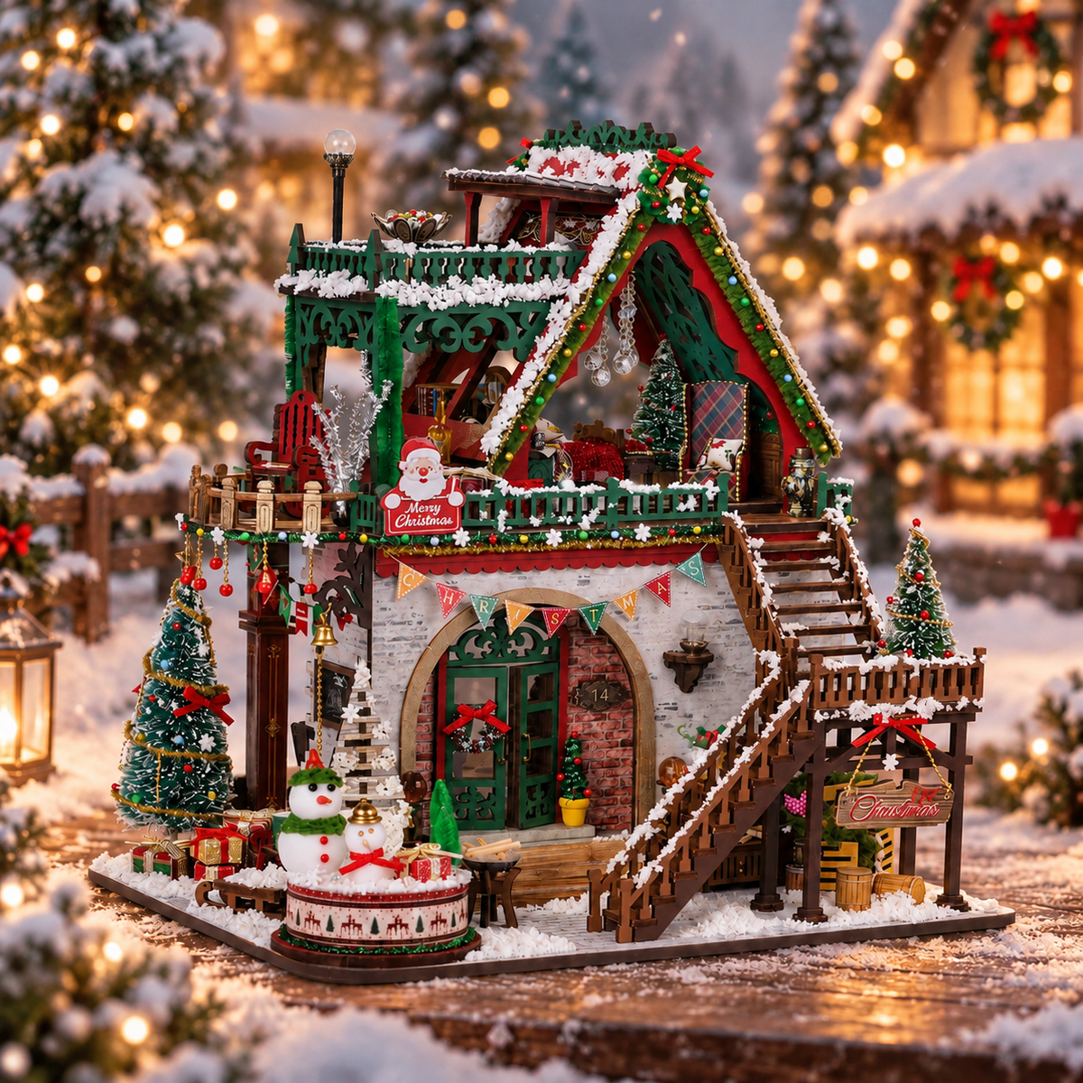 Winter Christmas Cabin