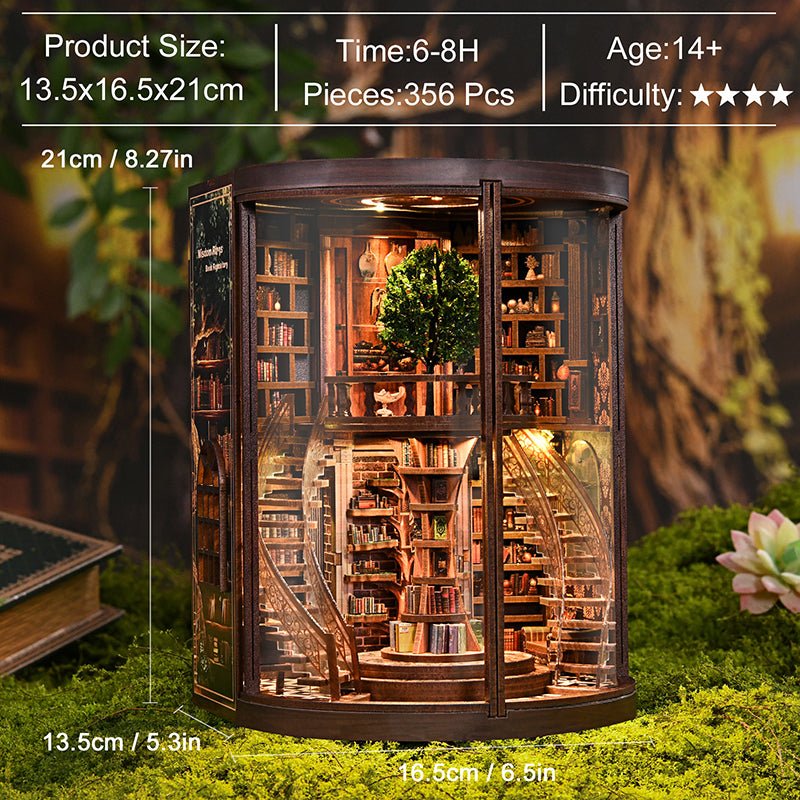 HiNooki - Wisdom Rings LibraryBook Nook