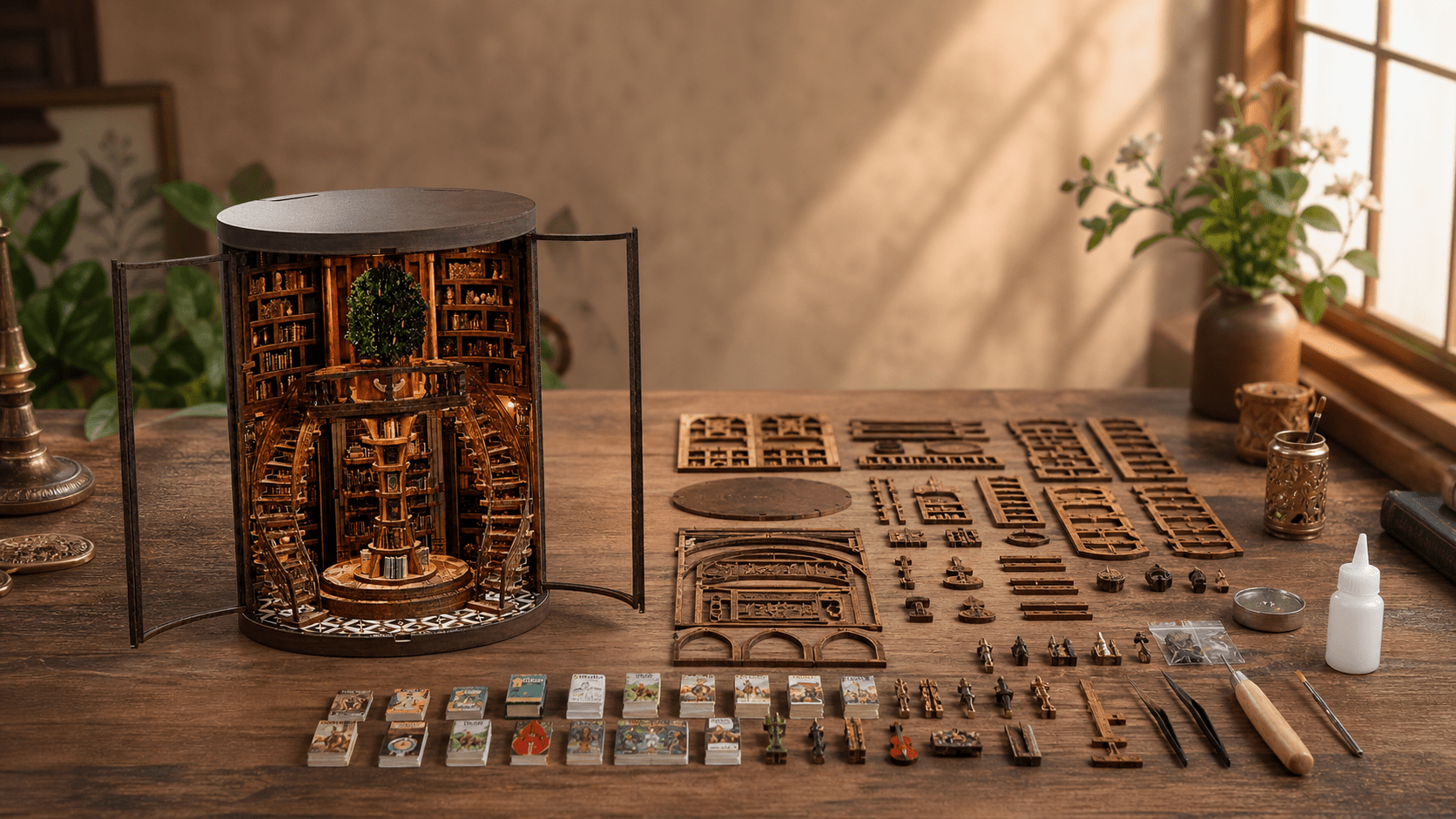 Do book nook kits include everything? A first-timer's checklist - HiNooki