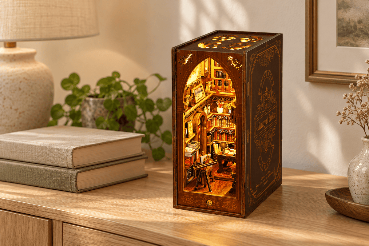 No Bookshelf? 3 Book Nook Display Ideas - HiNooki