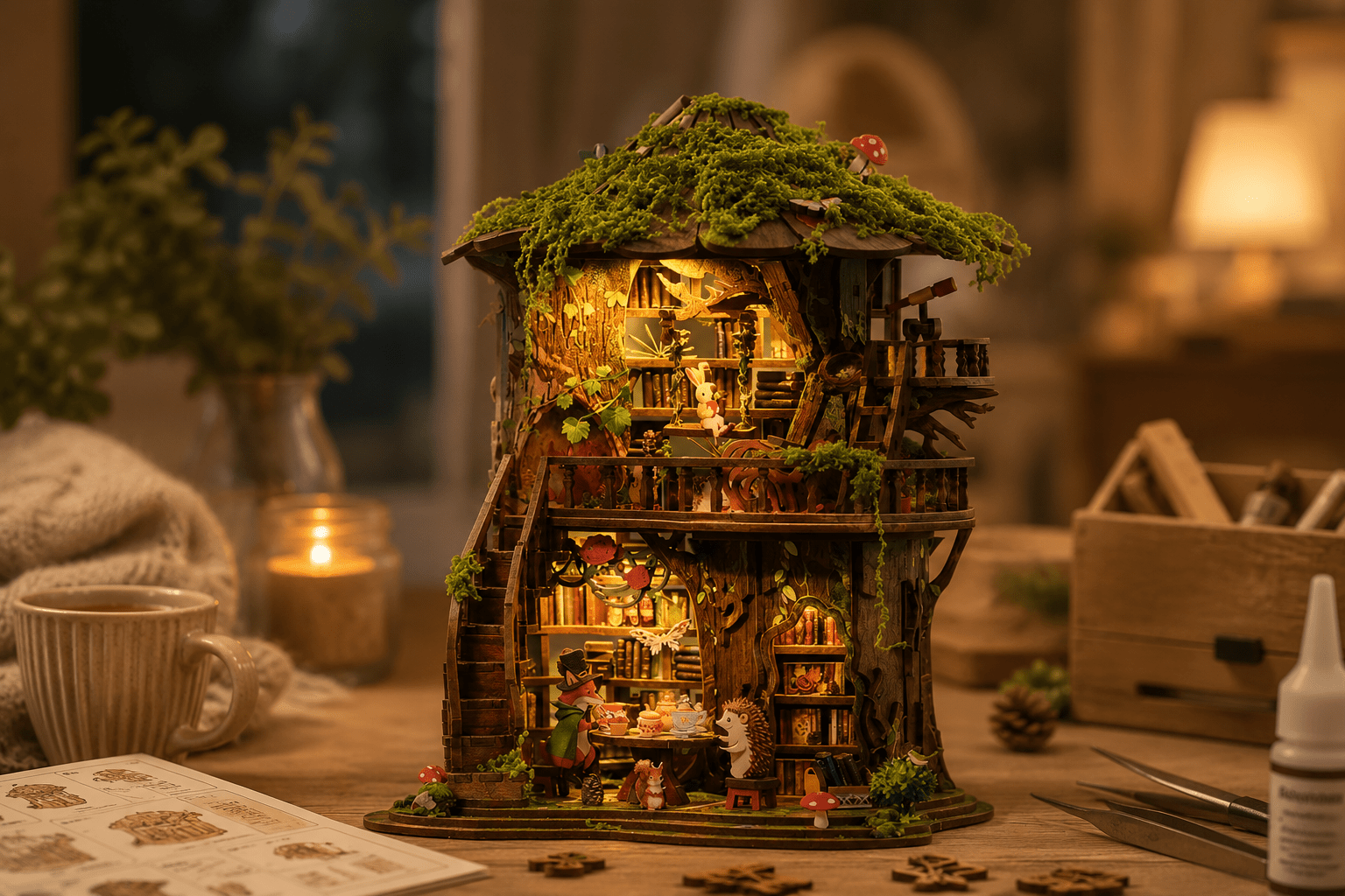 Why Building Miniatures Eases Stress: A Quiet Hobby | HiNooki