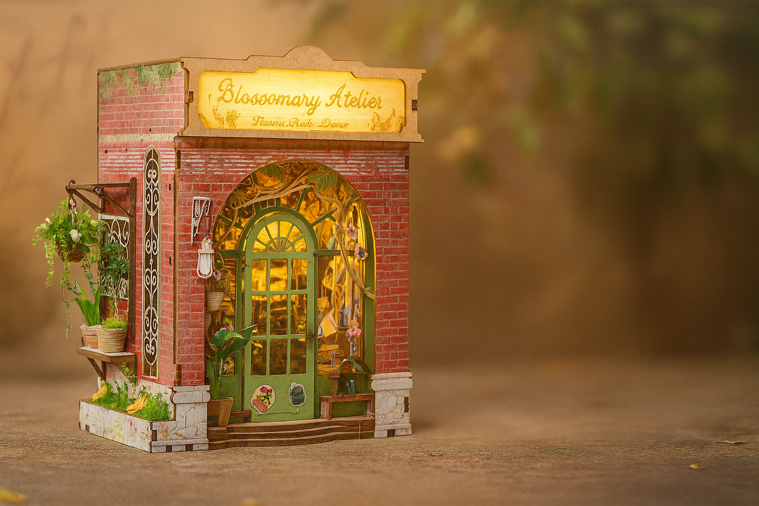 Blossomary Atelier DIY Book Nook Kit by HiNooki – Miniature Bookshelf Insert | Book Lovers Gift, Cozy Home Decor.slider_item_9ChpaH
