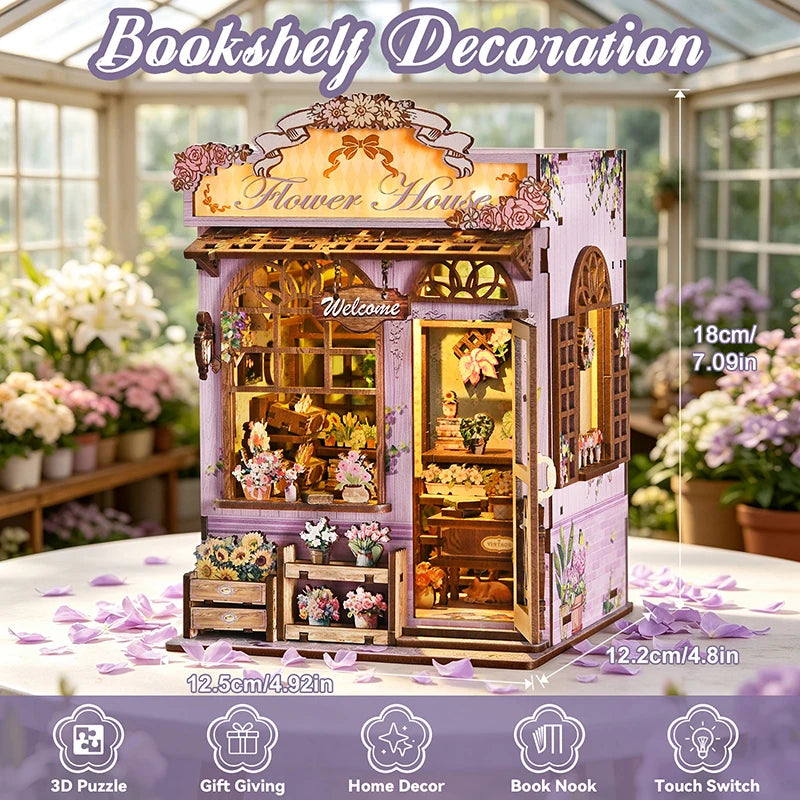 Quiet Corner Flower Room DIY Miniature Kit – DIY miniature house kit, HiNooki (image 6)
