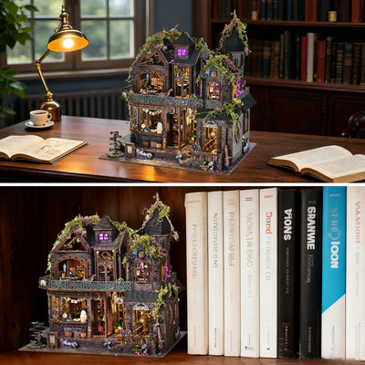 Magic Castle bookshelf display views