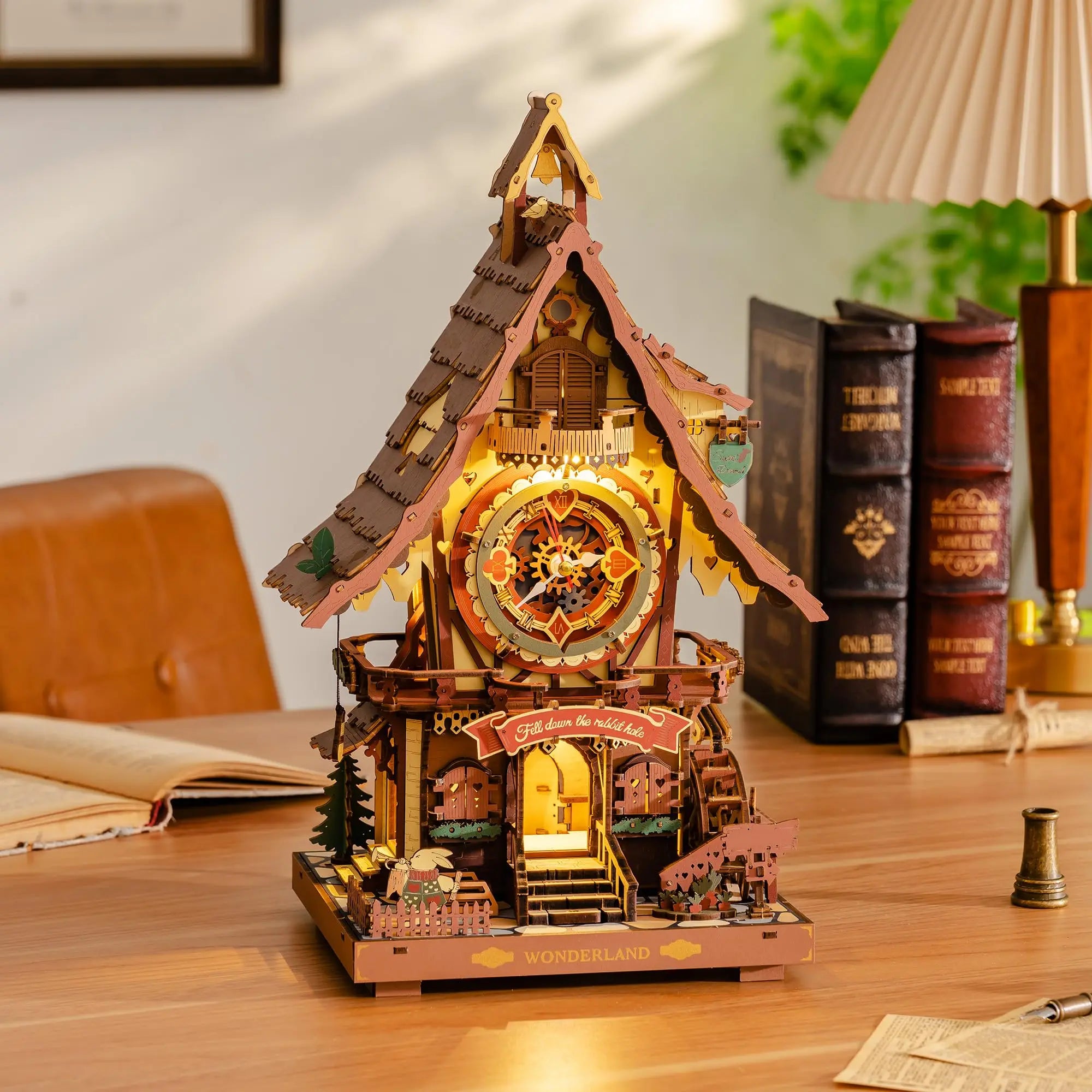 Cuckoo Clock DIY 3D Puzzle Model Kit | Black Forest Style with