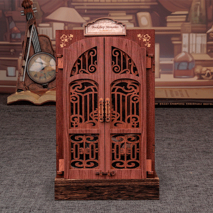 Bookshop Memories DIY Book Nook Kit by HiNooki – Miniature Bookshelf Insert | Book Lovers Gift, Cozy Home Decor.