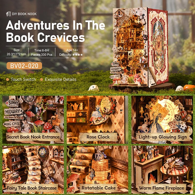 HiNooki - Adventures in the Book CrevicesBook Nook