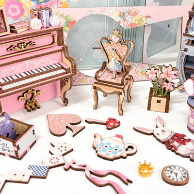 HiNooki - Alice's Tea Party DiaryBook Nook
