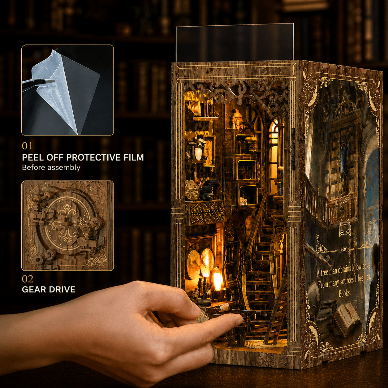 HiNooki - Antique LibraryBook Nook