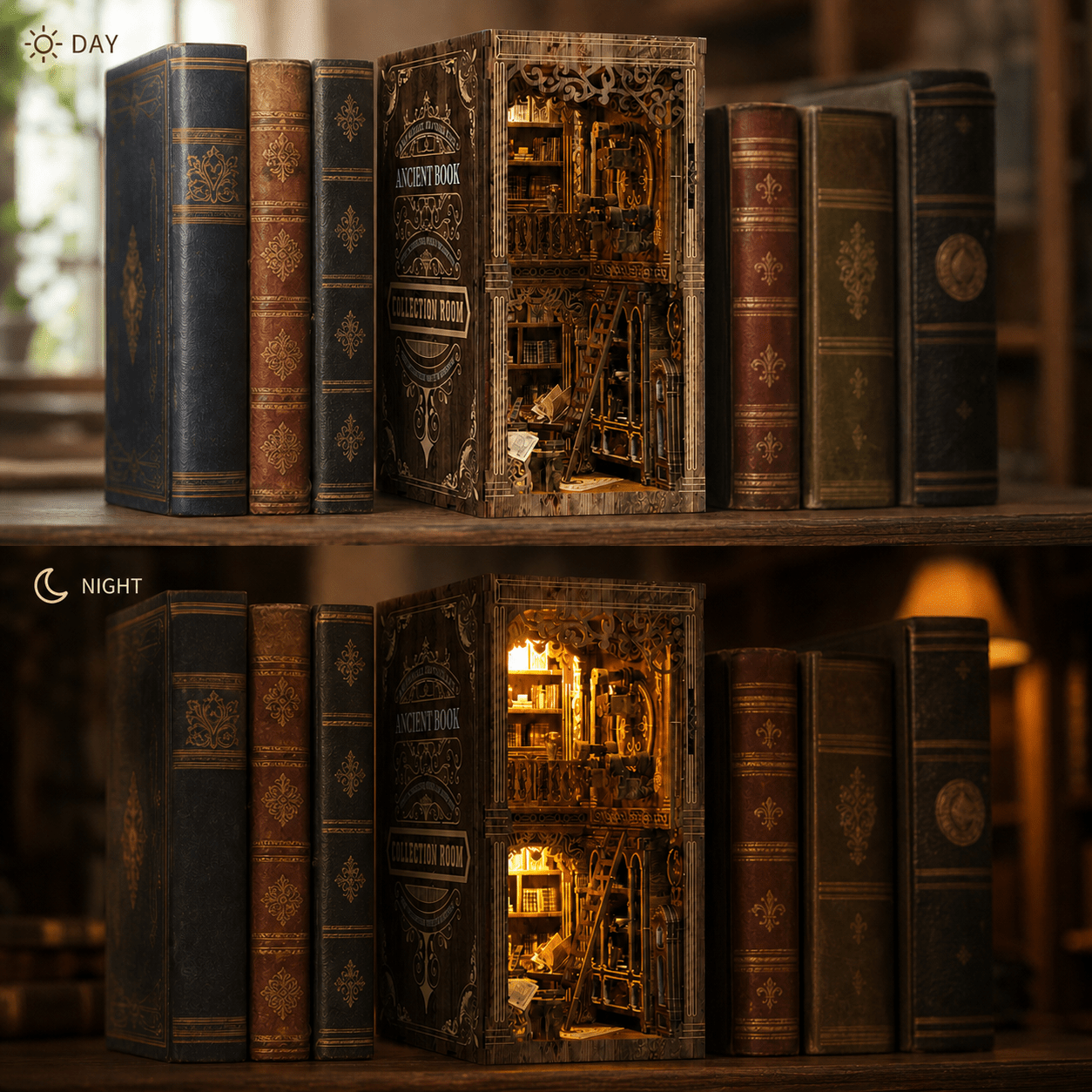 HiNooki - Antique LibraryBook Nook