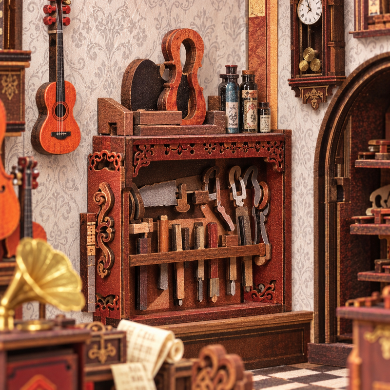 Where the instruments take shape