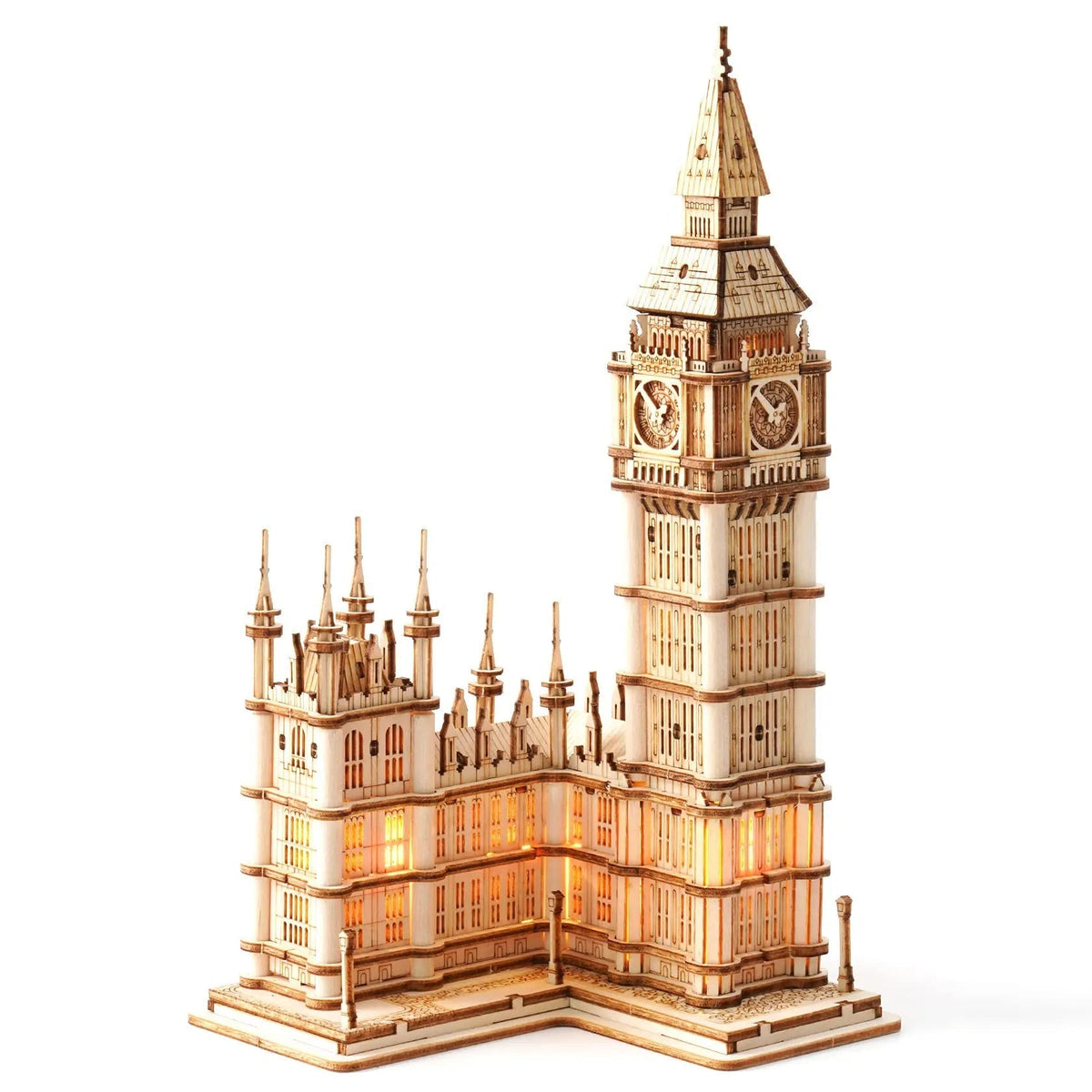 Big Ben – 3D wooden puzzle kit, HiNooki (image 5)