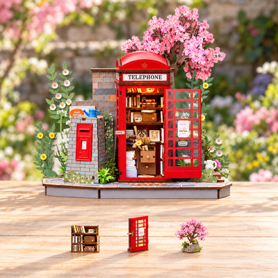 HiNooki - Blossom BoothDIY Book Nook Kit