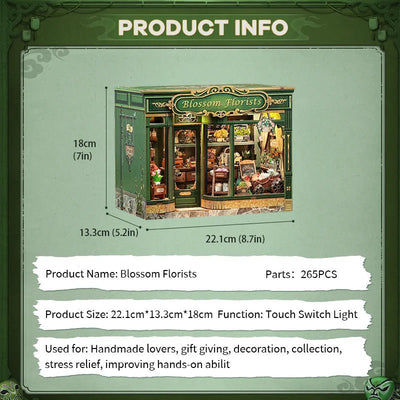 HiNooki - Blossom FloristsDIY Miniature House