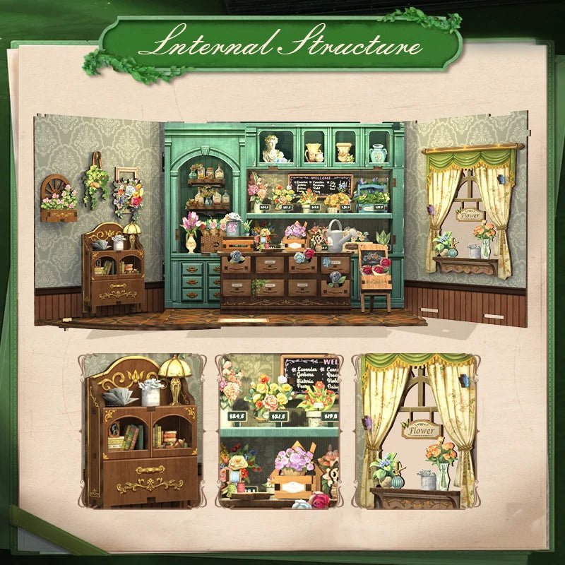 HiNooki - Blossom FloristsDIY Miniature House