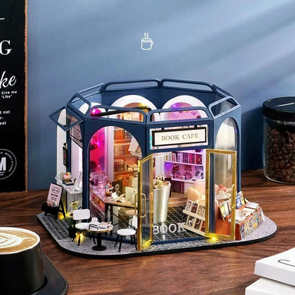 HiNooki - Book CafeDIY Miniature House