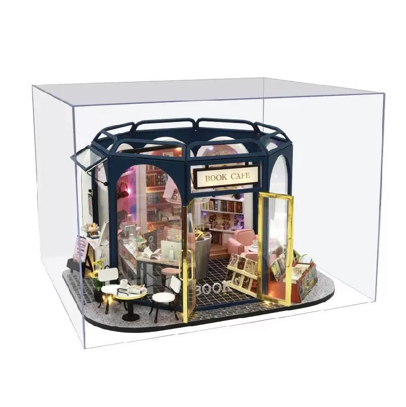 Book Cafe – DIY miniature house kit, HiNooki (image 9)
