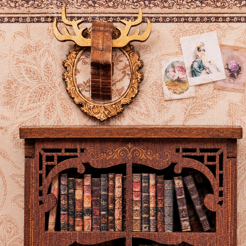 Shelves with an old-world charm