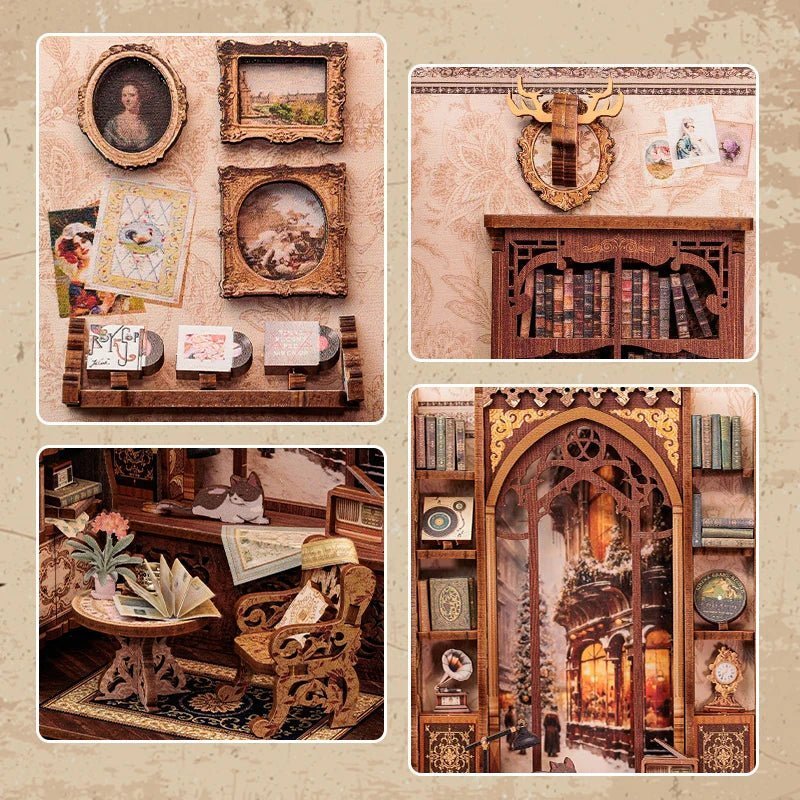 HiNooki - Bookshop MemoriesDIY Miniature House