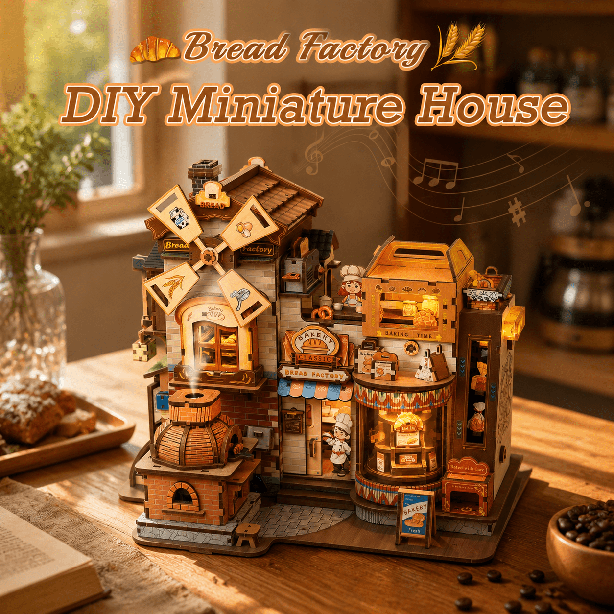 HiNooki - Bread Factory3D Wooden Puzzles