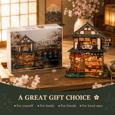 HiNooki - Bridgeside MachiyaDIY Miniature House Kit