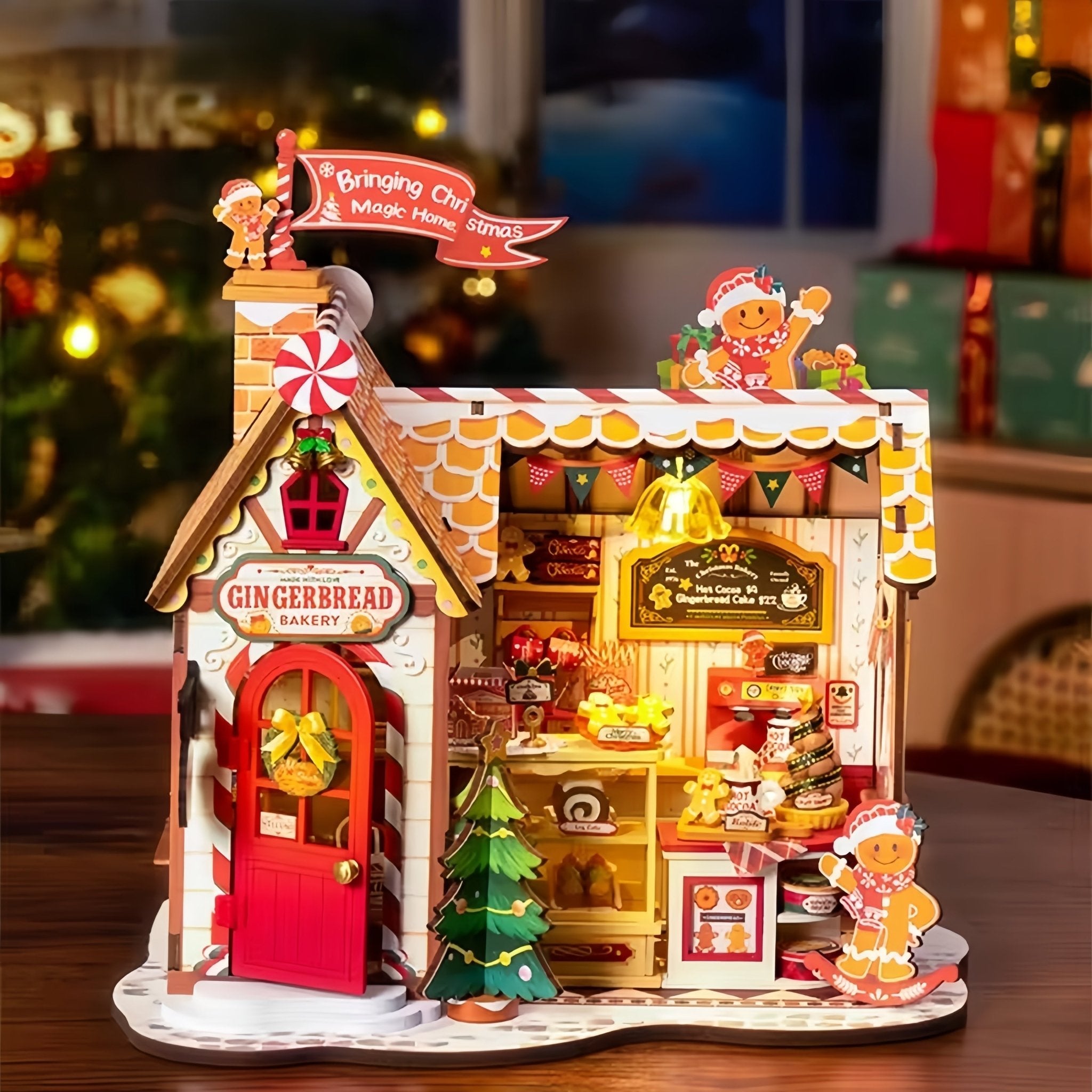 HiNooki - Christmas Gingerbread HouseDIY Miniature House