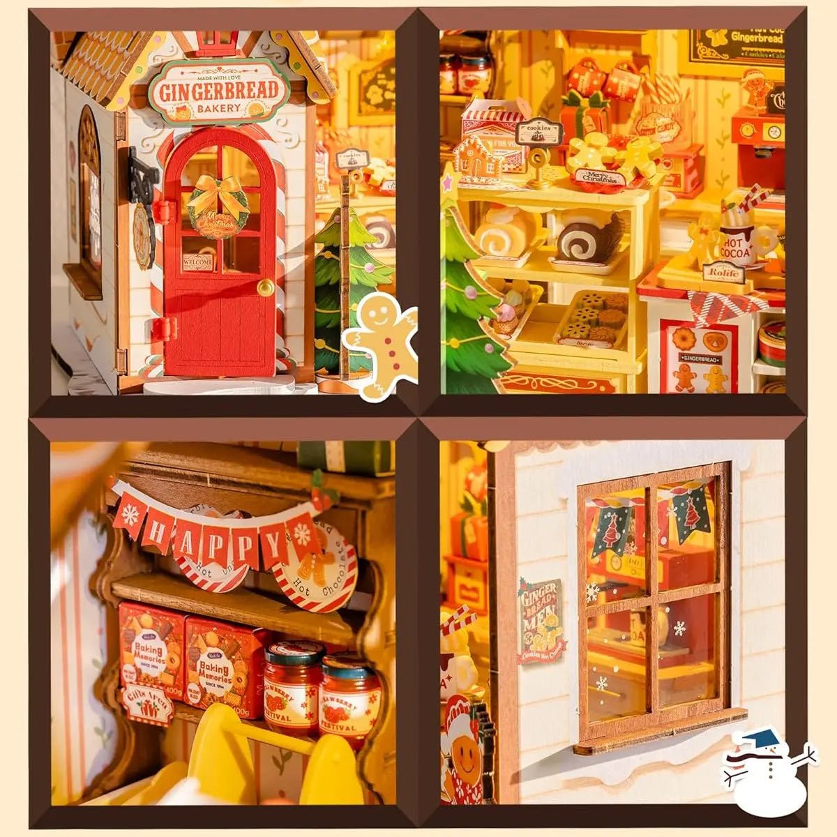 HiNooki - Christmas Gingerbread HouseDIY Miniature House