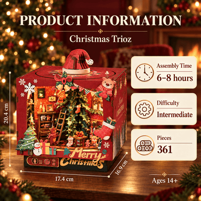 HiNooki - Christmas TriozDIY Mechanical Model Kit