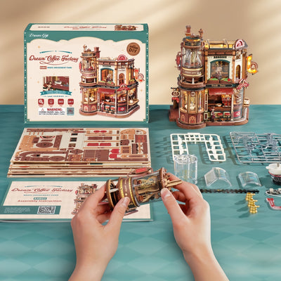 HiNooki - Coffee Factory3D Wooden Puzzles