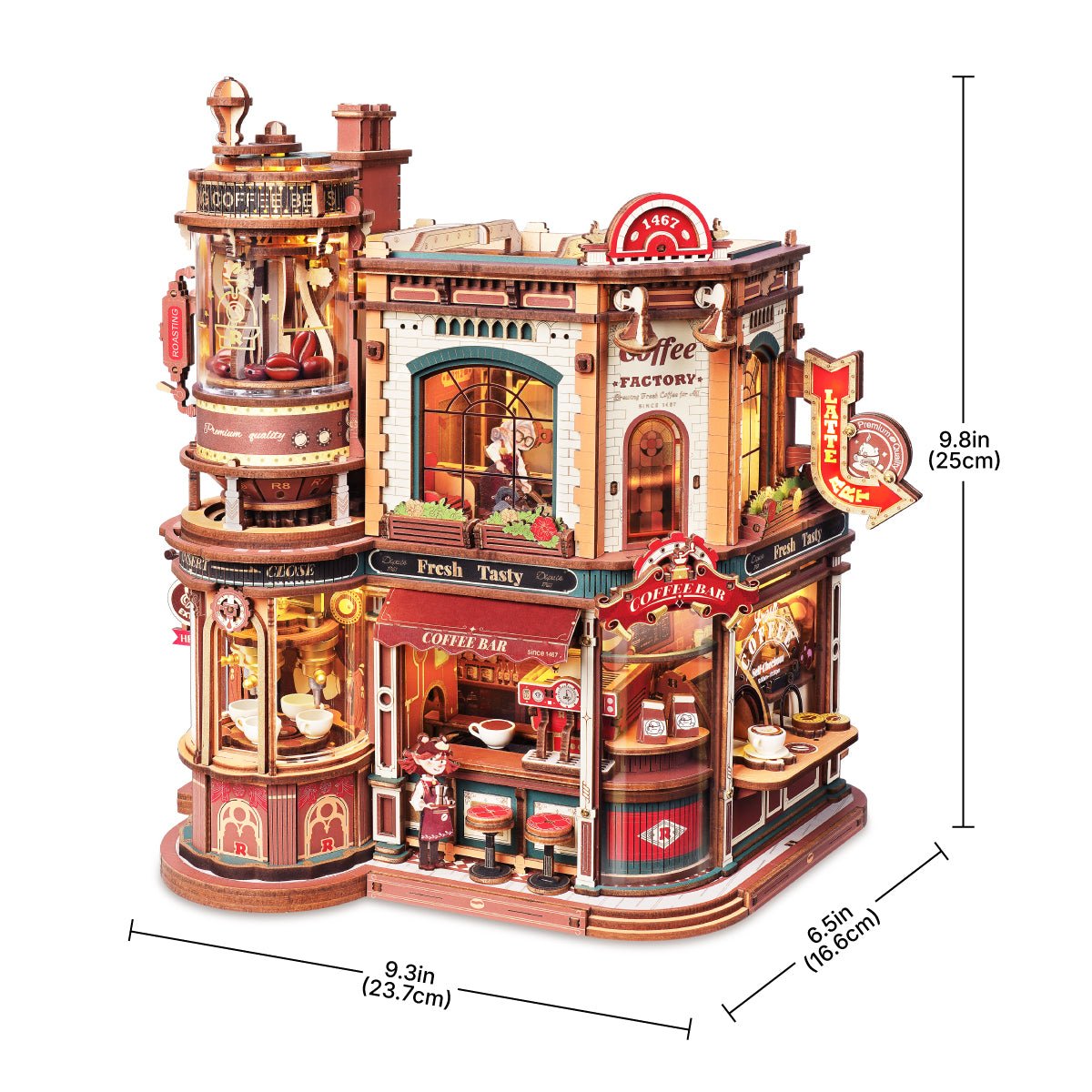 HiNooki - Coffee Factory3D Wooden Puzzles