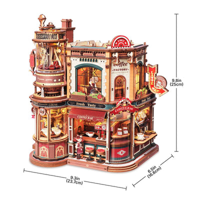 HiNooki - Coffee Factory3D Wooden Puzzles