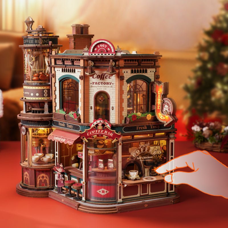 HiNooki - Coffee Factory3D Wooden Puzzles