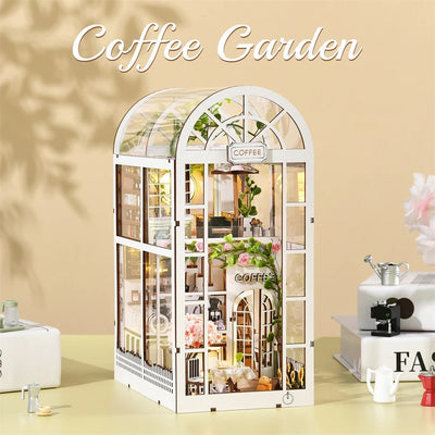 Coffee Garden – DIY book nook kit, HiNooki (image 1)