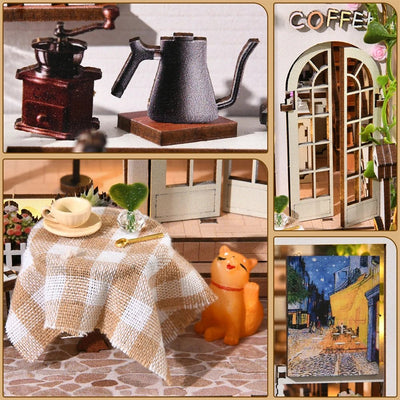 Coffee Garden – DIY book nook kit, HiNooki (image 2)