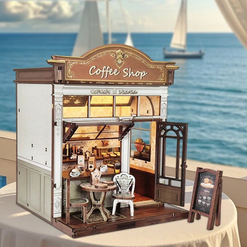 HiNooki - Coffee ShopDIY Miniature House