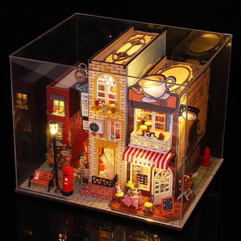 HiNooki - Coffee VillaDIY Miniature House