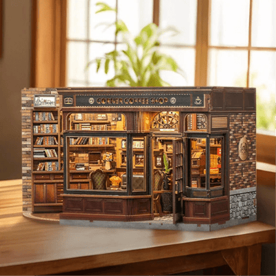HiNooki - Corner Coffee ShopDIY Miniature House