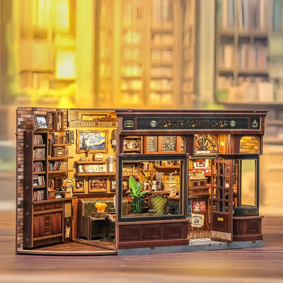 HiNooki - Corner Coffee ShopDIY Miniature House