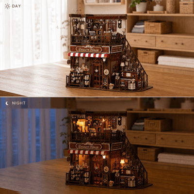 HiNooki - Corner Dessert HouseDIY Miniature House