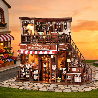 HiNooki - Corner Dessert HouseDIY Miniature House