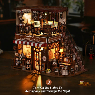 HiNooki - Corner Dessert HouseDIY Miniature House