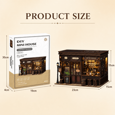 HiNooki - Corner TavernDIY Miniature House